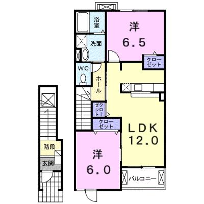ベルコリーヌ・Ｎ　Ⅱ 202【管理NO：1-012881302-02020】 ★家具家電は申し込み後に搬入します★の外観画像