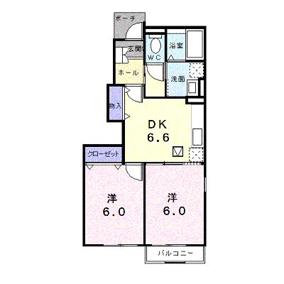 ロックガーデン　Ｃ 101【管理NO：1-012635203-01010】 ★家具家電は申し込み後に搬入しますの外観画像