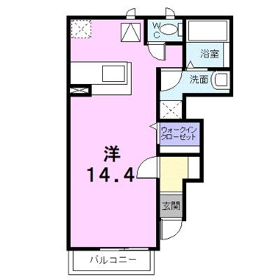 サン　リット　Ｂ 102【管理NO：1-012200602-01020】 ★家具家電は申し込み後に搬入します★の外観画像