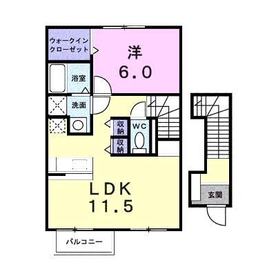 アヴニールＫ　Ａ 202【管理NO：1-012099101-02020】 ★家具家電は申し込み後に搬入します★の外観画像