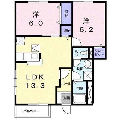 インフィニート　Ｂ 101【管理NO：1-011013202-01010】 ★家具家電は申し込み後に搬入します★の外観画像