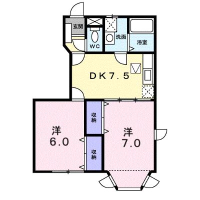 セレッソヒルズ 101【管理NO：1-010526801-01010】 ★家具家電は申し込み後に搬入しますの外観画像