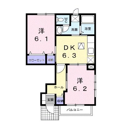 オーブリーＭ　Ⅱ 103【管理NO：1-010479802-01030】 ★家具家電は申し込み後に搬入しますの外観画像