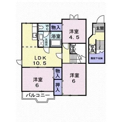 グリーンゲイブルズ１１０ 202【管理NO：1-009607901-02020】 ★家具家電は申し込み後に搬入します★の外観画像