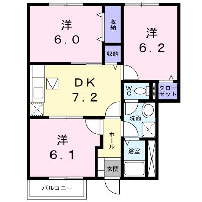 ソル・サリエンテＢ 102【管理NO：1-009375602-01020】 ★家具家電は申し込み後に搬入します★の外観画像