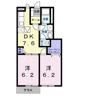 エスポワールシテイＡ 105【管理NO：1-009300101-01040】 ★家具家電は申し込み後に搬入しますの外観画像