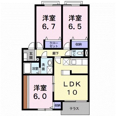 パルテノン吉藤Ａ 102【管理NO：1-006724301-01020】 ★家具家電は申し込み後に搬入しますの外観画像