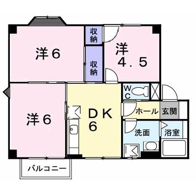 シャルマンハイムⅠ 202【管理NO：1-003075901-02020】 ★家具家電は申し込み後に搬入します★の外観画像