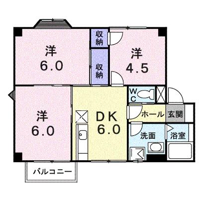 プラド－ル立川Ｂ 202【管理NO：1-002274302-02020】 ★家具家電は申し込み後に搬入しますの外観画像
