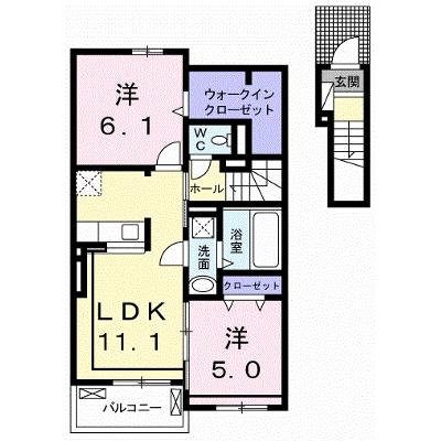 ラ・エトワール　Ⅰ 202【管理NO：1-024431201-02020】 ★家具家電は申し込み後に搬入します 2026年08月中旬入居可能の外観画像