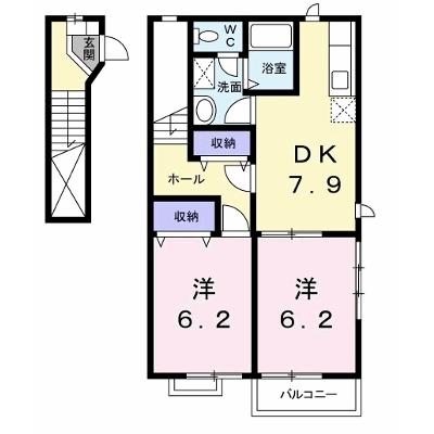 リバージュハイツ　Ⅱ 201【管理NO：1-012634301-02010】 ★家具家電は申し込み後に搬入しますの外観画像