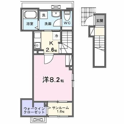 コロレ宝永町 201【管理NO：1-028300901-02010】 ★家具家電は申し込み後に搬入しますの外観画像