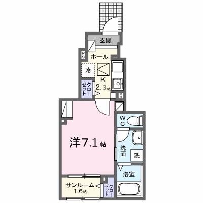 コロレ宝永町 104【管理NO：1-028300901-01040】 ★家具家電は申し込み後に搬入しますの外観画像