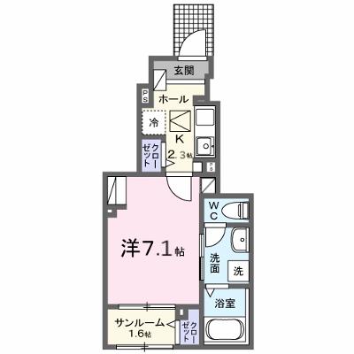 コロレ宝永町 103【管理NO：1-028300901-01030】 ★家具家電は申し込み後に搬入しますの外観画像