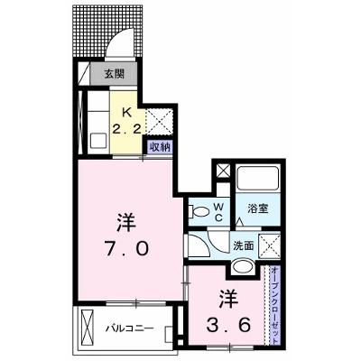 メゾンコリーヌ 102【管理NO：1-021182701-01020】 ★家具家電は申し込み後に搬入しますの外観画像