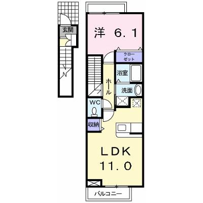アルバ・ソーレ　Ｂ 202【管理NO：1-014322202-02020】 ★家具家電は申し込み後に搬入します 2026年07月下旬入居可能の外観画像