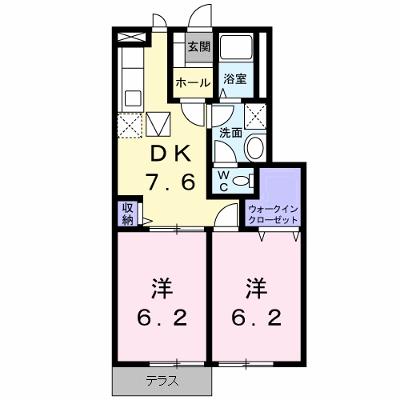 リバージュハイツ　Ⅱ 102【管理NO：1-012634301-01020】 ★家具家電は申し込み後に搬入します 2026年07月下旬入居可能の外観画像