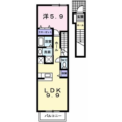 はる・る　曙　Ｂ 201【管理NO：1-012355001-02010】 ★家具家電は申し込み後に搬入します★ ★2026年10月中旬入居可能★の外観画像