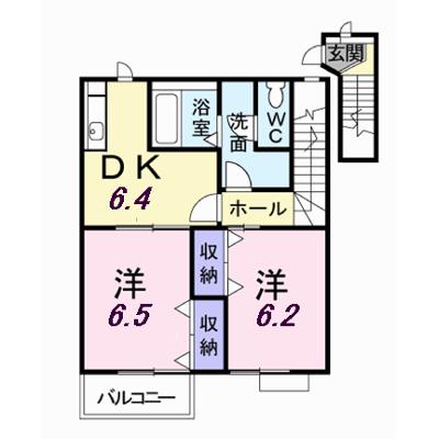 ハイツ友舞Ⅴ 203【管理NO：1-009521701-02030】 ★家具家電は申し込み後に搬入しますの外観画像