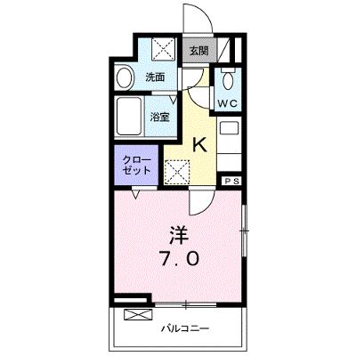カーサ　幸 201【管理NO：1-024650701-02010】 ★家具家電は申し込み後に搬入します★の外観画像