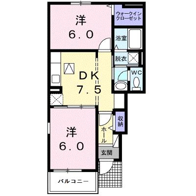 ポム・ダム－ルＫ 101【管理NO：1-023748801-01010】 ★家具家電は申し込み後に搬入します 2026年07月中旬入居可能の外観画像