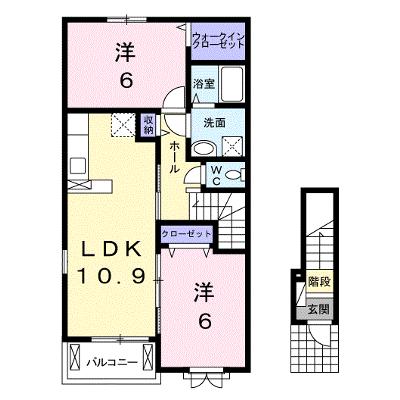アンヴィーニュ 201【管理NO：1-019118301-02010】 ★家具家電は申し込み後に搬入します 2026年07月下旬入居可能の外観画像