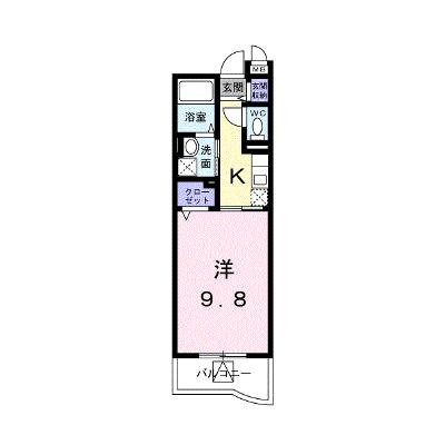 アヴィオン　Ａ 105【管理NO：1-014965701-01040】 ★家具家電は申し込み後に搬入します★の外観画像