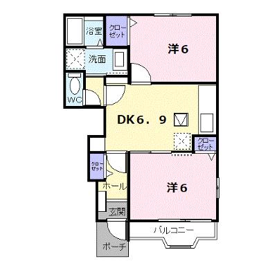 ガーデン彦崎 105【管理NO：1-013681301-01040】 ★家具家電は申し込み後に搬入しますの外観画像