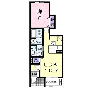 サンメゾンＭ・Ａ 102【管理NO：1-013174801-01020】 ★家具家電は申し込み後に搬入しますの外観画像
