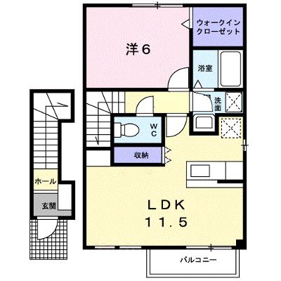 ｏＡｚｏ　Ｂ棟 205【管理NO：1-012421102-02040】 ★家具家電は申し込み後に搬入します★の外観画像