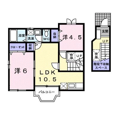 カーサ　Ｃ 203【管理NO：1-012405803-02030】 ★家具家電は申し込み後に搬入します★の外観画像