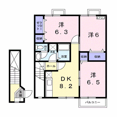 楓 202【管理NO：1-009325002-02020】 ★家具家電は申し込み後に搬入します★の外観画像