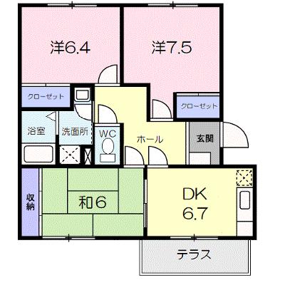 パールフィールド 102【管理NO：1-004380901-01020】 ★家具家電は申し込み後に搬入しますの外観画像