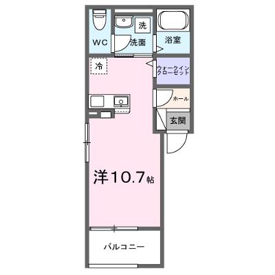 ル・シエル　Ｂ 201【管理NO：1-028688501-02010】 ★家具家電は申し込み後に搬入します★ ★2026年10月下旬入居可能★の外観画像
