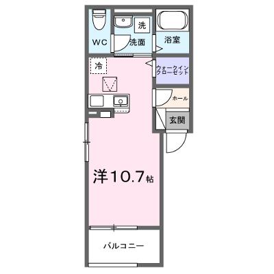ル・シエル　Ｂ 101【管理NO：1-028688501-01010】 ★家具家電は申し込み後に搬入します★ ★2026年10月下旬入居可能★の外観画像