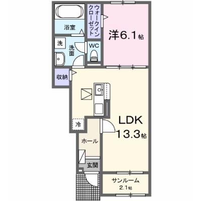 エスポワール昴Ｂ 105【管理NO：1-027258502-01040】 ★家具家電は申し込み後に搬入します★の外観画像