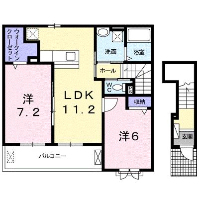 リバーガーデン 202【管理NO：1-023180001-02020】 ★家具家電は申し込み後に搬入しますの外観画像