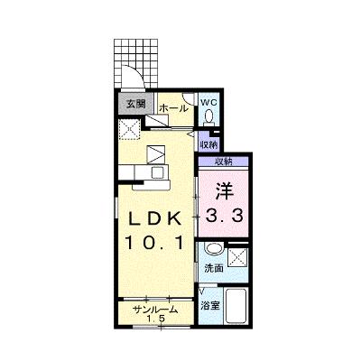 エスマルテ　Ｃ棟 105【管理NO：1-018758203-01040】 ★家具家電は申し込み後に搬入します★の外観画像