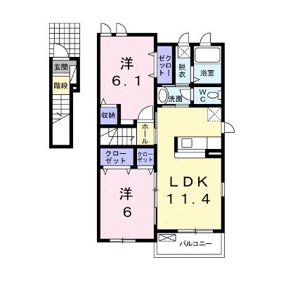 ライツェント・シックⅠ 201【管理NO：1-017607901-02010】 ★家具家電は申し込み後に搬入します 2026年07月中旬入居可能の外観画像