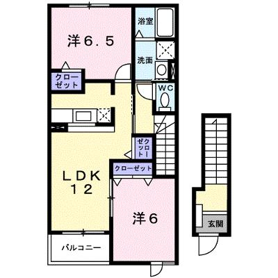 メゾン　エトワール 203【管理NO：1-013509301-02030】 ★家具家電は申し込み後に搬入しますの外観画像