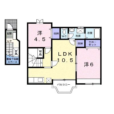 カーサ　Ｃ 202【管理NO：1-012405803-02020】 ★家具家電は申し込み後に搬入します★の外観画像