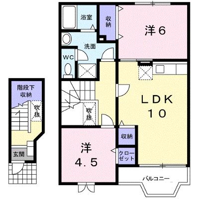 カーサ　Ｂ 202【管理NO：1-012405802-02020】 ★家具家電は申し込み後に搬入します★の外観画像