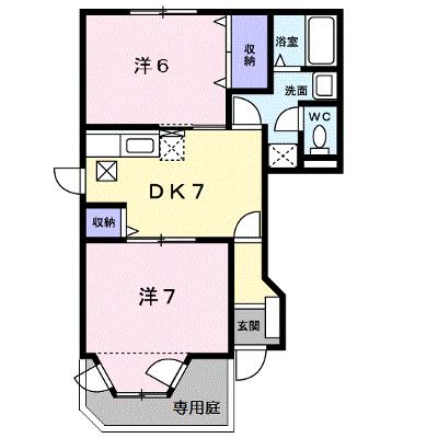 ハイム　サンビレッジＢ 101【管理NO：1-007068402-01010】 ★家具家電は申し込み後に搬入しますの外観画像