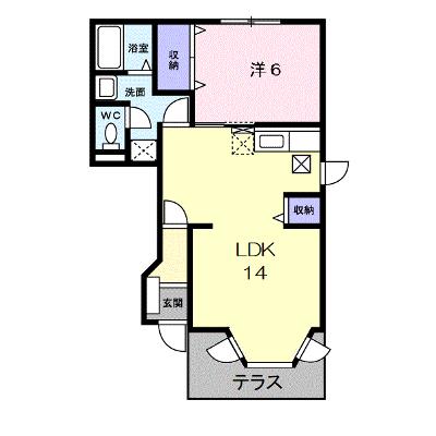 クレストハイムＣ 102【管理NO：1-006973003-01020】 ★家具家電は申し込み後に搬入します★の外観画像