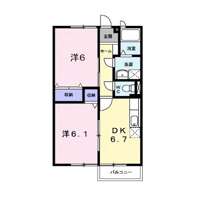 ニューエルディム三光Ｂ 203【管理NO：1-005451802-02030】 ★家具家電は申し込み後に搬入します★の外観画像