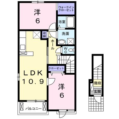ノースヒルズ　Ａ 201【管理NO：1-016741901-02010】 ★家具家電は申し込み後に搬入します★の外観画像