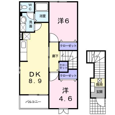 カーサ・ラグーナ 201【管理NO：1-012685501-02010】 ★家具家電は申し込み後に搬入しますの外観画像