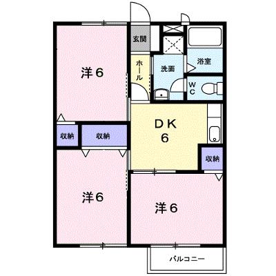 ラフィーネＤ 203【管理NO：1-007490904-02030】 ★家具家電は申し込み後に搬入します★の外観画像