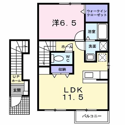 グリーンヒルほたるＡ 201【管理NO：1-012076101-02010】 ★家具家電は申し込み後に搬入します★の外観画像