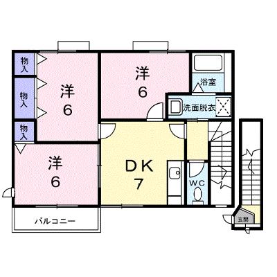 スマイルＫ 201【管理NO：1-011991701-02010】 ★家具家電は申し込み後に搬入します★ ★2026年08月下旬入居可能★の外観画像